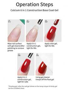 annies 16ml/1 pieza Esmalte de gel de 6 en 1 multifuncional, fortalecedor y reforzante, para uso profesional en salones - Multicolor - Ver 4