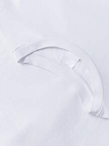 T-shirt da uomo in cotone a coste, stampa con tema campeggio e montagne con vento naturale, abbigliamento sportivo da uomo in stile college per primavera ed estate, maglietta a maniche corte bianca da uomo, alla moda, morbida e traspirante.