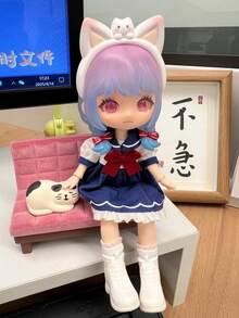 OB11 娃娃鞋，P10 娃娃鞋替代品，YMY 娃娃屋，BJD 娃娃 GSC 粘土靴，塑料鞋，Molly 鞋 - 彩色 - 查看 11