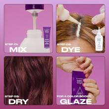 Clairol Bold &Amp; Bright Permanent Hair Dye, V3 Intense Passion Plum Hair Color, Pack Of 1 - BR4 Burgundy - View 6