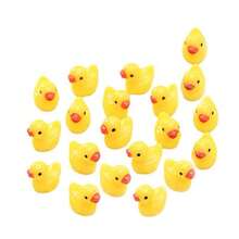 10/20/50/100Pcs Mini Resin Ducks, Tiny Ducks Figurines Bulk For Miniature Dollhouse Decor Accessories Garden Aquarium Potted DIY Ornament Party Toys,Room, Garden, And Festival Decorations, Party Favors - Multicolor - View 12