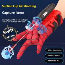 Schleuder Handschuhe, Super Held Web Shooter Kinder, Dual Bildungsspielzeug, Spinnen Handgelenk Spielzeug Kostüm Cosplay Requisiten Geschenk