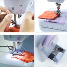 Mini Sewing Machine, Built-In 12-Needle Multi-Function Pedal Automatic Sewing Machine, Suitable For Beginners, Send Wife/Mother/Friend Valentine's Day Gift - Xem 5