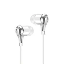 Écouteurs intra-auriculaires avec amplification des basses et commandes en ligne, universels pour le jeu, l'ordinateur, prise 3,5 mm