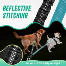 Large Dog Leash Anti-Pulling Retractable Pet Leash, 2-In-1 Design, 2 Colors
