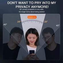 5pcs Anti-Spy Tempered Glass Screen Protector, Compatible With ZTE, Oneplus, Smartphone Series, Phone Privacy Screen Guard Film, Anti-Peeping Screen Protector