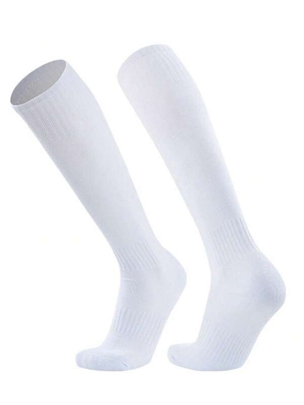 1 Paar Kinder Oberschenkel-Stulpen Terrycloth Kissen Fußballsocken, Sportsocken geeignet für verschiedene Outdoor-Sportarten