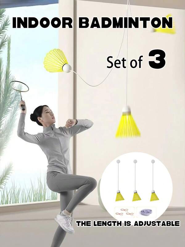3/6 Stücke/Set Badminton Traingsanzug für Innenraum - PA Material Badminton Trainingsgerät für Einzelspieler