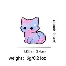 Süße Katze Emaille Anstecknadel Anstecker Abzeichen an Rucksack Damen Brosche Kleidung Geschenk Schmuck Mode Accessoires