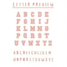 1 pieza Etiqueta personalizable de letra universitaria, etiqueta de bolso, llavero de acrílico, etiqueta de mochila, etiqueta de botella de agua, etiqueta de bolso personalizada, etiqueta de equipaje, etiqueta de bolsa deportiva, etiqueta de botella de agua, dije, etiqueta de bolsa de almuerzo, regalo para niños, etiqueta con nombre para niños, etiqueta de bolso, hogar y vida, decora tu hogar, recuerdos, reutilizable, adorable, de alta calidad - Adornos de letras de 8 cm - Ver 9