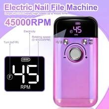 COSYGLOW Professional Portable Nail Drill Machine 45000 Rpm Manicure Machine Strong Nail Drill For Home And Salon, Black - 黑色 - 查看 2