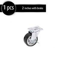 4个重型旋转脚轮,适用于DIY制造推车,耐用金属结构,非常适合办公柜、工作台、储物箱和推拉门、花架桌移动轮滚轮静音滑轮,一套4个1/1.25/2英寸PVC家具脚轮,耐磨、静音、通用重型手推轮,360度旋转脚轮 - 彩色 - 查看 14