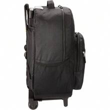Local Delivery-- Double Handle Rolling Backpack, Black, 17-Inch