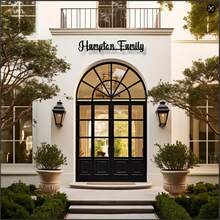 HELLOYOUNG Personalized Metal Villa House Name Sign - Custom Durable Metal Address Plaque For Home Entrance, Anniversary & Christmas Gift, No Batteries Needed, Best For Christmas,The Perfect Decorative Doorplate For Your Wedding Home.