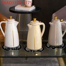 1 set di sottobicchieri in acrilico resistenti al calore con decorazioni arabe per tè e caffè, adatto per ospiti domestici, salotto, caffetteria, tea house, sala da pranzo e set da tè per banchetti