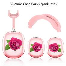 Apple 3pcs/Set Silicone Protective Case Compatible With Airpods Max, Transparent Soft Silicone Protective Shell, TPU Protective Cover, Latest Silicone Protective Case, Waterproof, Dust-Proof, Fingerprint-Proof, Scratch-Resistant, Anti-Drop, 360° Full Protective, Set Includes: Transparent Silicone Headphone Protective Shell, Silicone Headband Cover, Soft Silicone Material, More Comfortable, Easy To Clean, Multiple Color Options, Great Gift (3pcs/Set) - Multicolor - View 11