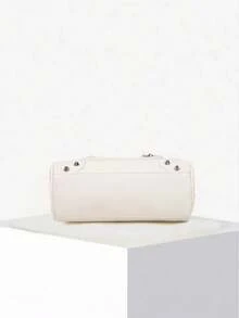 Dedoo 2024 Hot Maillard Style Retro Hot Girl Y2K Leopard Print One-Shoulder Christmas Gift - Beige - View 5