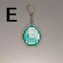 1个游戏主题钥匙扣，派对礼品，节日小礼物（颜色可能因地区而异） - 彩色 - 查看 6