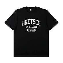 Gretsch Electric Guitar Instrument Peripheral T-Shirt Short Sleeve Rock Band Lead Singer Practice Costume Casual T-Shirt - 黑色 - 查看 1