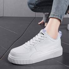 Women Sports Shoes Color Block Lightweight Breathable Everyday - trắng - Xem 4