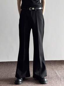 Men Suit Pants - Black - View 2