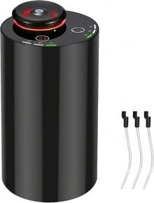 Waterless Diffuser For Essential Oil Nebulizer Battery Operated With 3 Mist Modes, 4 Timers, 7-Color LED – Aromatherapy Diffuser, Car Freshener Diffuser For Home Hotel Office (Black) Halloween Christmas New Year