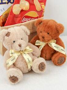 Juguete de peluche de oso de 17 CM de altura, regalo de decoración de oso de dibujos animados. Juguetes de peluche lindos, regalos para Pascua, Navidad, Día de San Valentín, Acción de Gracias, Día de la Madre, Día del Padre.