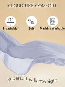 1 pieza Funda de almohada larga de 100% poliéster con estampado floral, adecuada para decoración de cama (relleno no incluido) - Multicolor - Ver 8