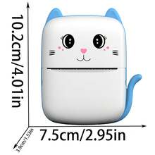 亲子联谊迷你打印机，儿童热敏绘图打印机，家庭活动益智玩具，适合3-12岁儿童的圣诞生日礼物