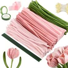 223/272pcs Bulk Pack DIY Pipe Cleaning Tool Kit, New Colorful Floral Pipe Cleaner Set With Step-By-Step Video Tutorial, Upgraded Soft Chenille Stick Bulk Pipe Cleaning Twist Rods, Suitable For DIY Art Craft Decor, Ideal For Beginners - Multicolor - View 15