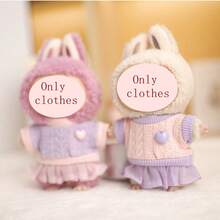 娃娃盲盒吊坠、毛衣、薄纱裙、帽子、鞋子（仅含服装） - 彩色 - 查看 5