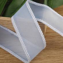 银色金属雪纺丝带,DIY服装,帽子,礼品盒,花卉装饰,蝴蝶结,发饰材料 - 彩色 - 查看 16