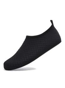 Men's Black Water Shoes Lightweight Breathable Swim Surf Fishing Beach Hiking Non-Slip Sports Shoes
