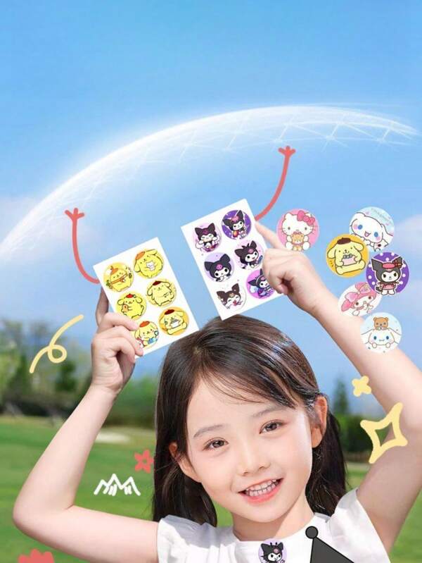 Sanrio 36 pezzi Mosquito Re S Tacchetti estivi, Tacchi personalizzati per bambini, Arazzi Sanrio, Imbottiture per esterni per bimbi Kuromi, Moschito R Agganciatori, Sport all'aperto Tagli, Camping all aperto, Boccioli Moscheto, Protezione efficace Ritorno a scuola