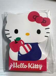 Sanrio Sanrio New Stylish Hello Kitty Shaped Memo Pad, High Quality Student Ins-Style Tearaway Adhesive-Free Notepad,School Supplies,Back To School