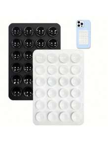 4 pezzi/2 pezzi Impugnatura in silicone per telefono, adatta a tutti i modelli di telefono, supporto adesivo per telefono, maniglia adesiva per telefono senza mani, supporto per impugnatura del telefono per selfie e video compatibile con , telefono Android, regalo per compleanni, famiglia, amici, supporto per telefono, accessori per telefono