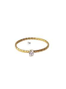 1PC Sparkling Premium Sense, Small Luxury, Mini Diamond Gold Ring, Diamond Ring, Women's Sky Star Ring, Temperament Jewelry