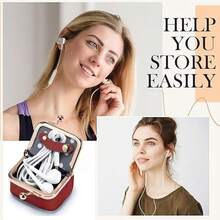 新款女士纯色仿皮首饰盒，戒指项链耳环收纳盒，带吻锁，万圣节钱包，旅行首饰盒，化妆品收纳盒，圣诞礼物，趣味礼物，教师节礼物，女士钱包，迷你钱包，零钱包 - 彩色 - 查看 12