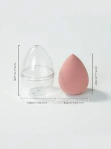 Dry Wet Use Beauty Egg,1pc Makeup Egg & 1pc Storage Box Soft&Touch Makeup Sponge For All Skin Type