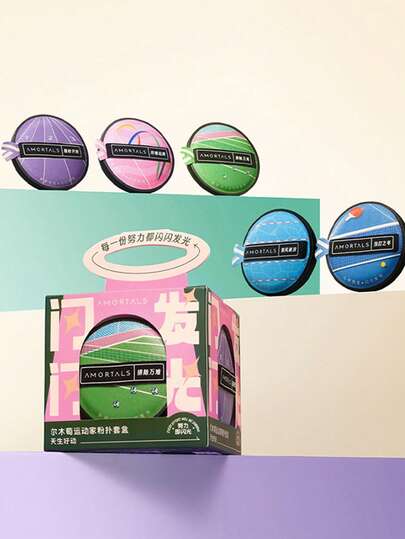 Amortals 5pcs Sports Series Makeup Sponge Set, Cotton Candy Air Cushion Puff, Soft Dual-Use For Volleyball, Swimming, Running, Gymnastics, Table Tennis, Personalized Makeup Sponge, Suitable For Sports Events, Beginners, Makeup Artists, Gifts, Dates, Weddings, Christmas, Halloween, Thanksgiving, Graduation, Birthday, Holidays, Y2K, Beauty Brands, Makeup, Beauty Parties, Beach, Travel, Camping, Outdoor, Campus Celebrations, Rose Girl Cosplay, High-End Cosmetics,Cheap,Stocking Stuffers,Makeup,Makeup Tools,Cheap Stuff,Gifts,Gifts For Women,Christmas Gifts