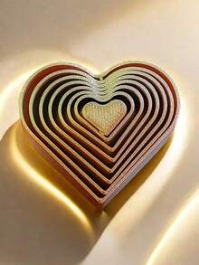 1PC 3D Printed Heart Movable Decompression Model Ornaments, Soothing Body And Mind, Relieving Fatigue, Killing Time, Stress Release Toys Christmas, Easter, Halloween, Party Gifts - Multicolor - View 8