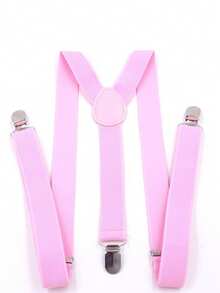 1 Pc Of Children's Solid Suspender , Suitable For Weddings, Parties, Birthdays, Christmas, Halloween, School Events, Daily Wear For Boys And Girls - one-size - View 4