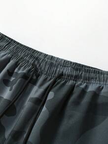 2 pièces/Set [Remise limitée] Meilleures Shorts cargo américains imprimés à motif camouflage multipoches, entrejambe de 5 pouces, shorts d'été sport et décontractés confortables pour hommes