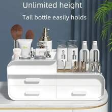 Desktop Makeup Organizer Cosmetic Storage Box Jewelry Nail Polish Drawer Organizer Container Lipstick Sorting Sundries Cases