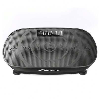 MERACH Vibration Plate, Whole Body Workout Powerful Quiet Vibration Plate Exercise Machine For Weight Loss And Shaping, Auto Or Manual Speed Control, Built-In Bluetooth Speaker