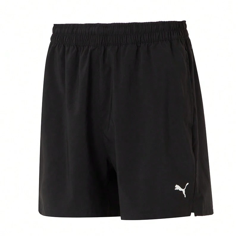 Puma 短褲男褲 M TAD ESSENTIALS 5\' Woven Short 運動褲跑步健身訓練舒適休閒五分褲 - 黑色 - 查看 1