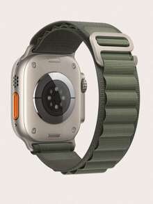 1 条尼龙表带，兼容 男女款，运动休闲柔软透气，带钩环，无扣表带，易于佩戴，兼容 38/40/41/42/44/45/46/49 毫米，兼容 Series Ultra/10/9/8/7/6/5/Se/4/3 替换表带，佩戴舒适，