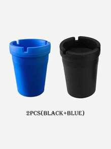 1 pieza Cenicero universal, adecuado para el hogar, la oficina, bares, cafeterías, hoteles, para tirar y extinguir cenizas, de silicona