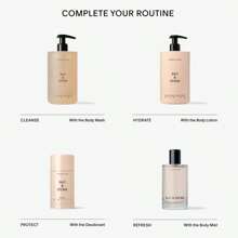 Loción corporal de Sal y Piedra para mujeres y hombres | Hidrata, nutre y suaviza la piel | Restaura la piel seca | De rápida absorción | Libre de crueldad animal y vegana (100 ml) (Sándalo y Vetiver)