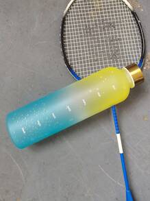 1pc Portable Ombre Color 1000ML Outdoor Sports Water Bottle